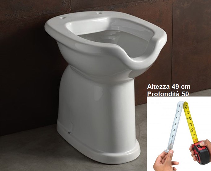 Alice Ceramica Vaso e Bidet per Disabili Serie Confort
